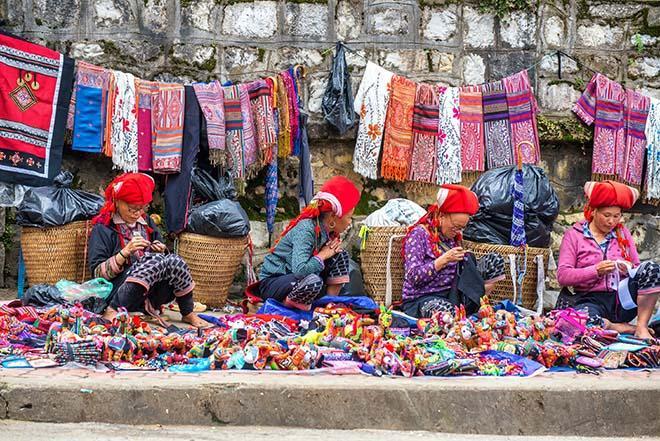vietnam hill tribe market