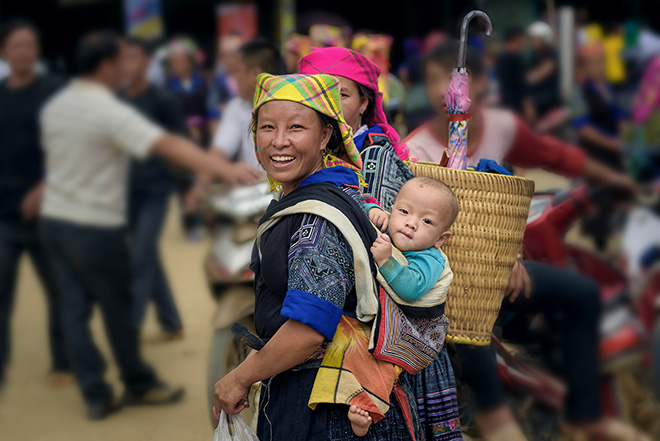 Northern mountain Vietnam ethnic